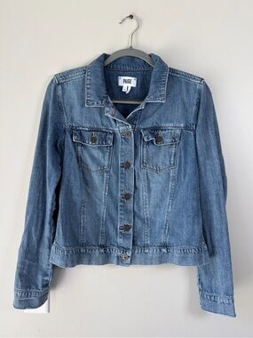 PAIGE Denim Alamar Distressed Jean Jacket